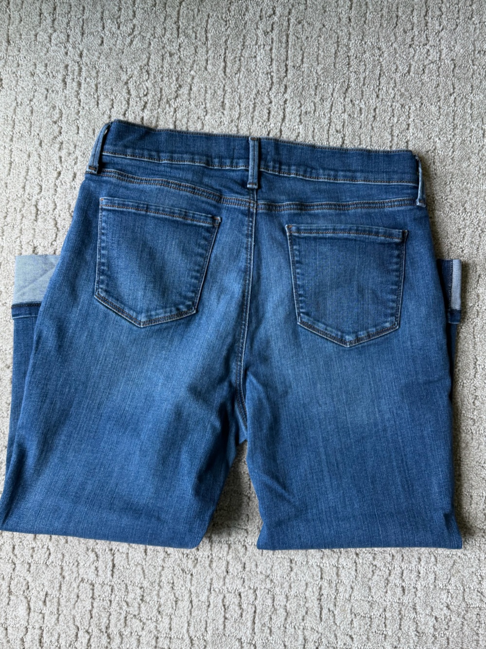 NYDJ Dayla Dark Blue Wide Cropped Capris Jeans - Picture 5 of 7